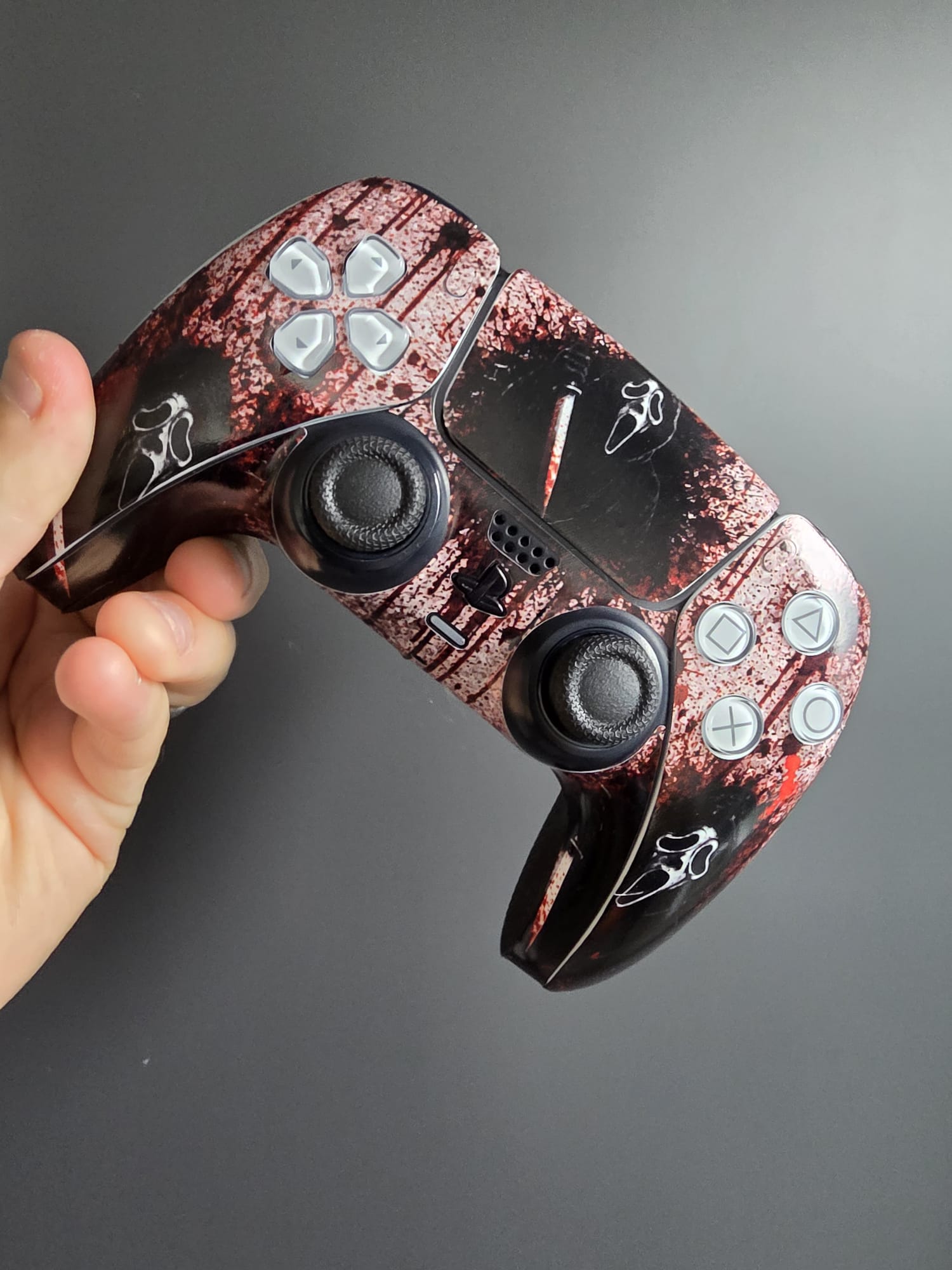 Ghost Face Edition custom PS5 controller