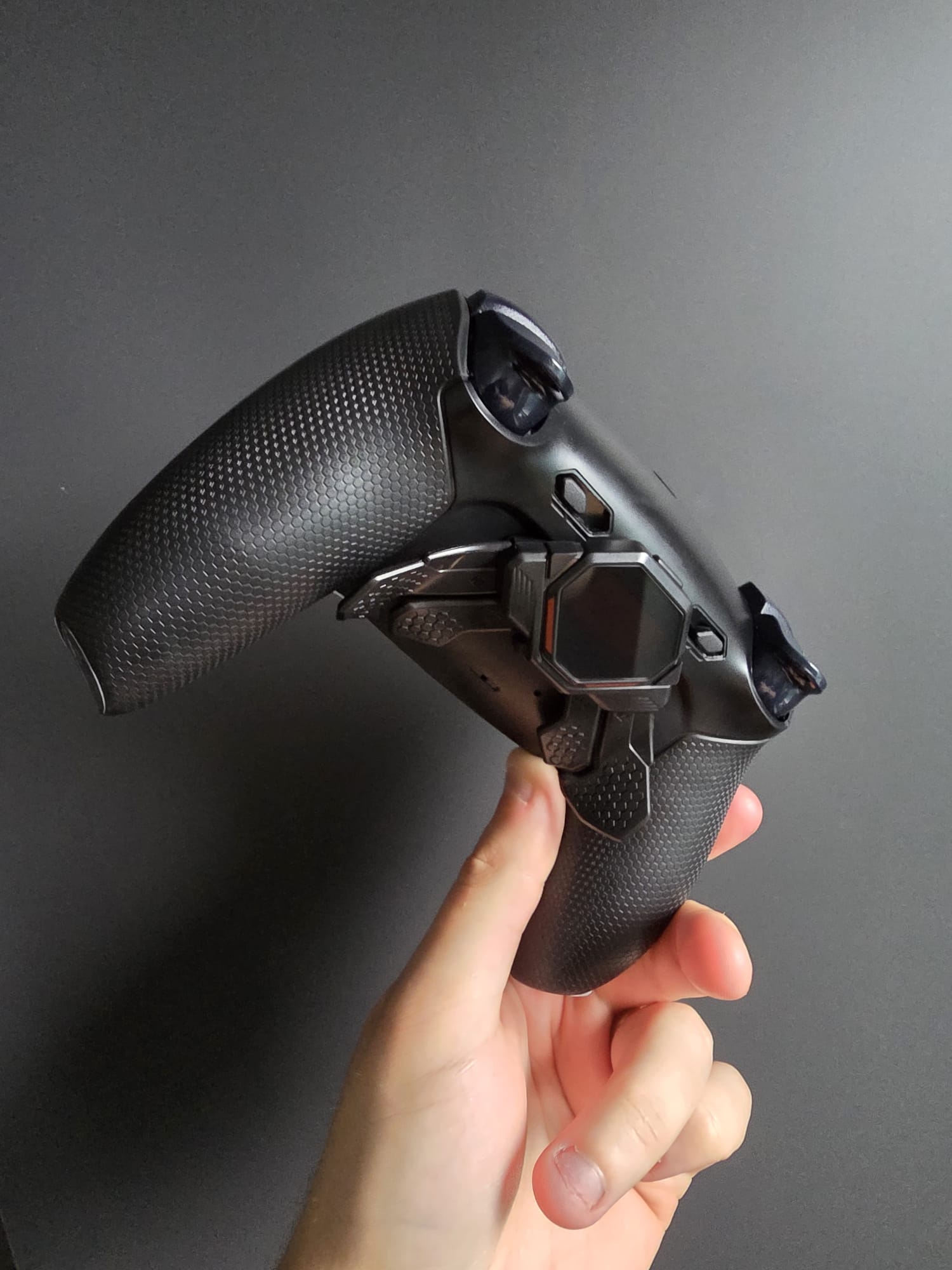 Stealth Paddle Detail custom PS5 controller